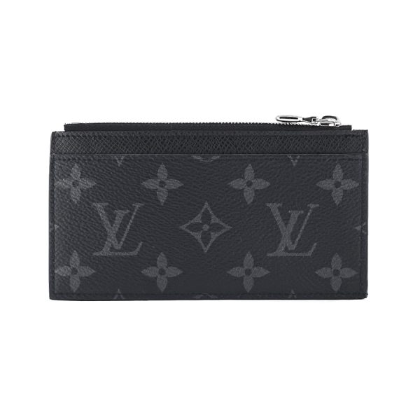 m30271 02 Louis Vuitton Monogram Eclipse Leather Coin Case