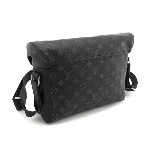 m40511 02 Louis Vuitton Monogram Eclipse Leather Shoulder Bag