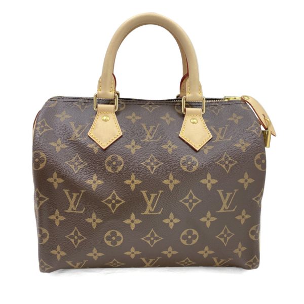 m41109 02 Louis Vuitton Monogram Leather Handbag Brown