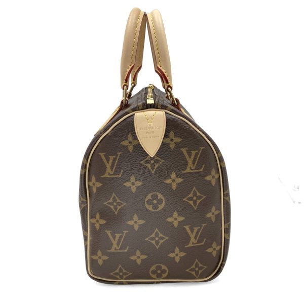 m41109 04 Louis Vuitton Monogram Leather Handbag Brown