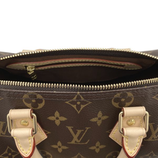 m41109 08 Louis Vuitton Monogram Leather Handbag Brown