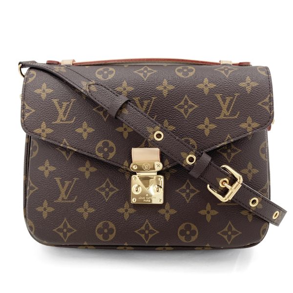 m44875 01 Louis Vuitton Monogram Leather Shoulder Bag