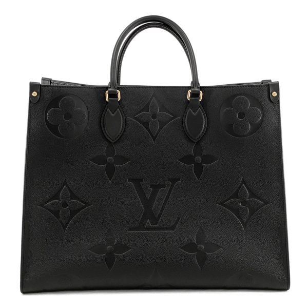 m44925 02 Louis Vuitton Monogram Empreinte Leather Handbag Noir