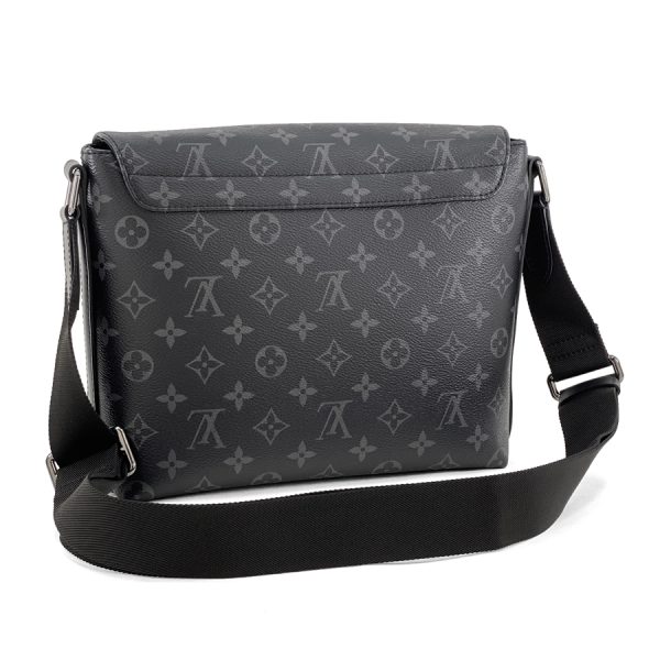 m45272 02 Louis Vuitton Monogram Eclipse Leather Shoulder Bag