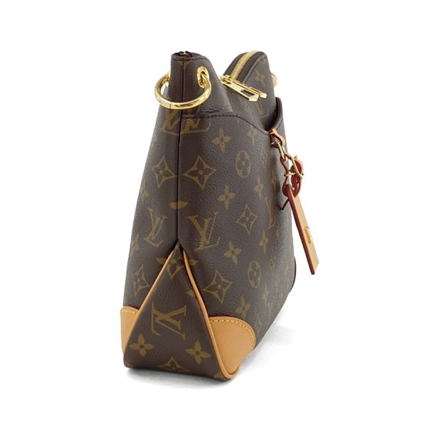 m45354 03 Louis Vuitton Monogram Leather Shoulder Bag Naturel