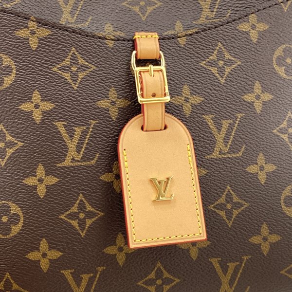 m45354 06 Louis Vuitton Monogram Leather Shoulder Bag Naturel