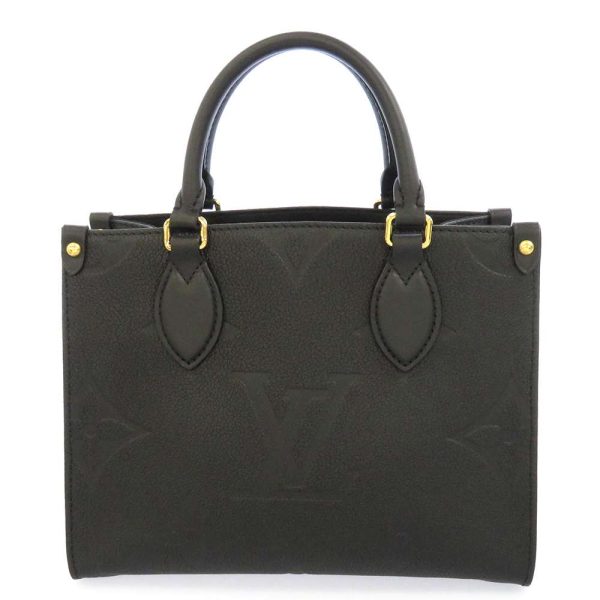 m45653 03 Louis Vuitton On the Go PM Handbag Black