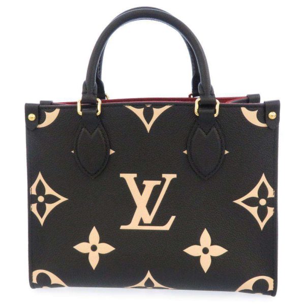 m45659 03 Louis Vuitton On the Go PM Black Beige