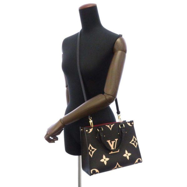 m45659 04 Louis Vuitton On the Go PM Black Beige