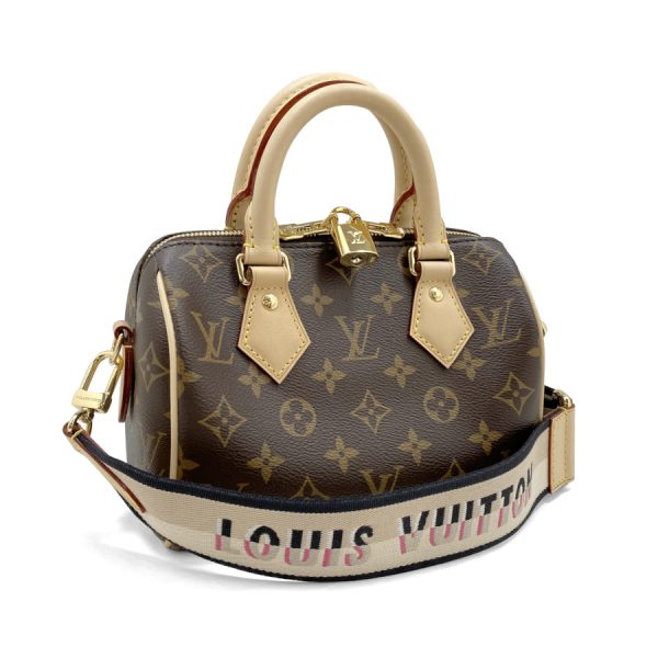 m46234 01 Louis Vuitton Speedy Bandouliere Monogram Hand Shoulder Bag Brown