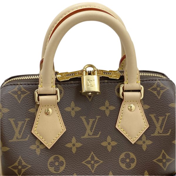 m46234 02 Louis Vuitton Speedy Bandouliere Monogram Hand Shoulder Bag Brown