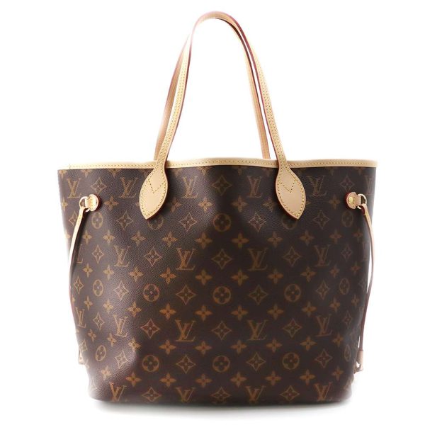 m46987 01 Louis Vuitton Neverfull MM Tote Bag Threes