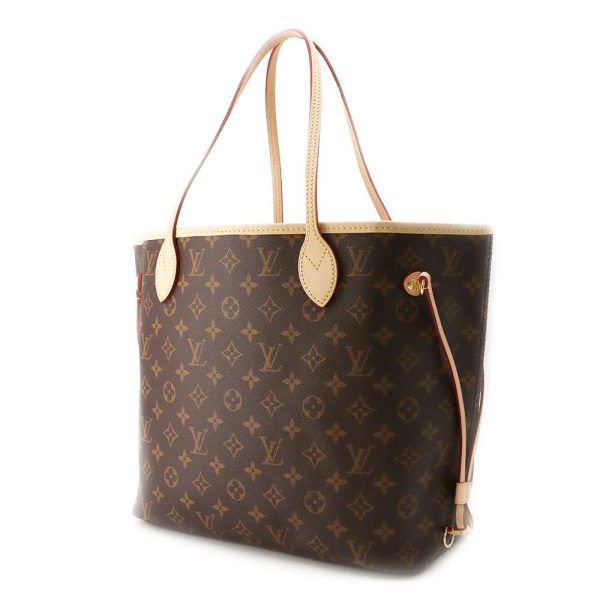 m46987 02 Louis Vuitton Neverfull MM Tote Bag Threes