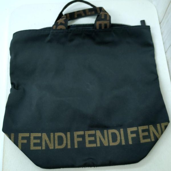 m54221906470 9 Fendi Logo Made In Italy Handbag Black