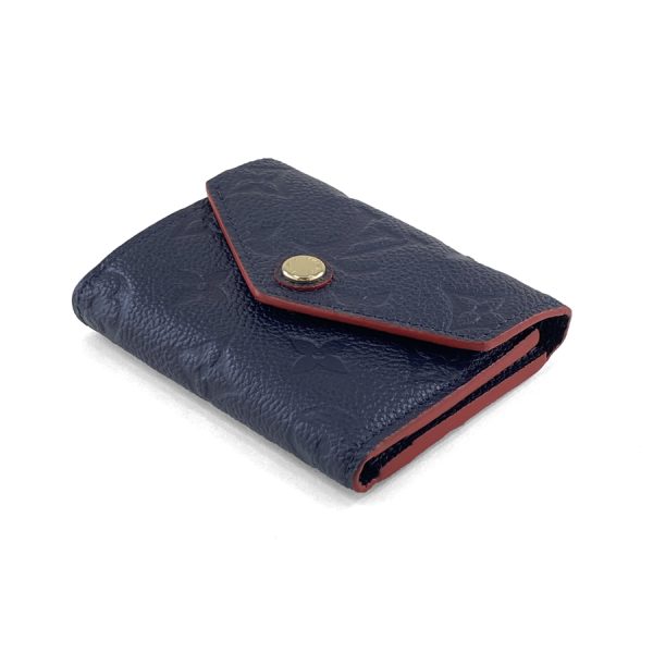 m58880 03 Louis Vuitton Wallet Tri Fold Zoe Monogram Empreinte Marine Rouge