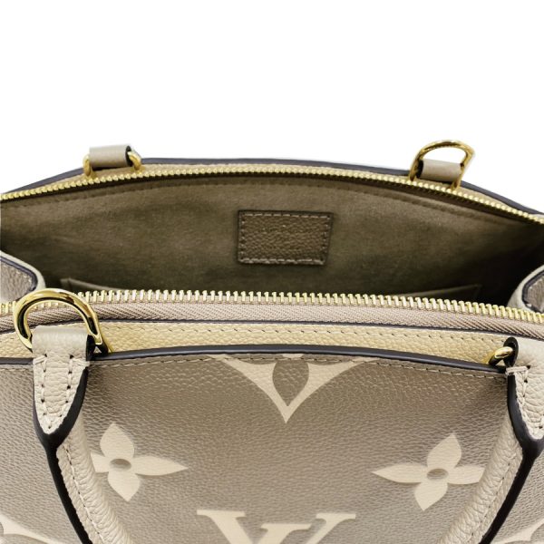 m58914 03 Louis Vuitton Petit Palais Monogram Empreinte Leather Shoulder Bag