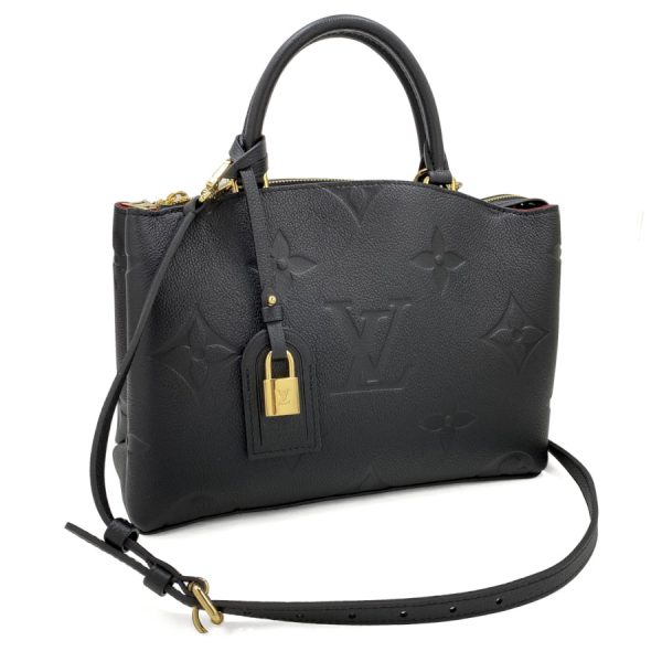 m58916 01 Louis Vuitton Petit Palais Monogram Empreinte Leather Shoulder Bag