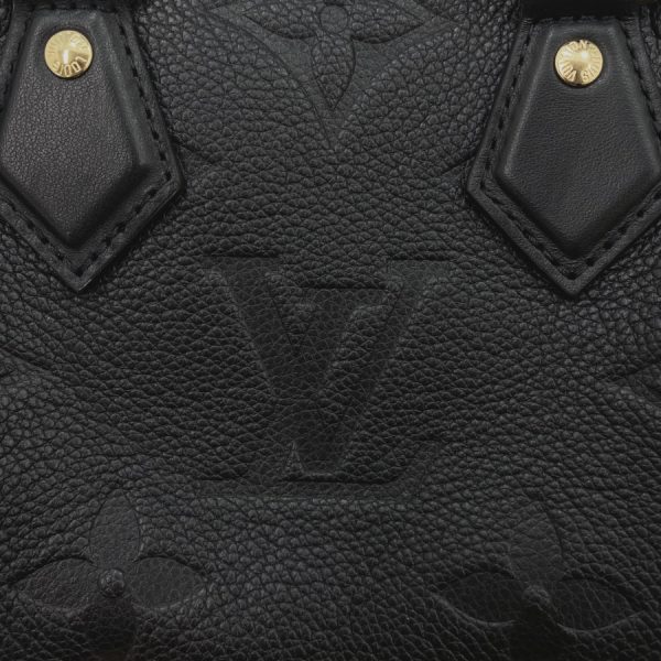 m58953 07 Louis Vuitton Bandouliere Monogram Empriente 20 Speedy Bag Black