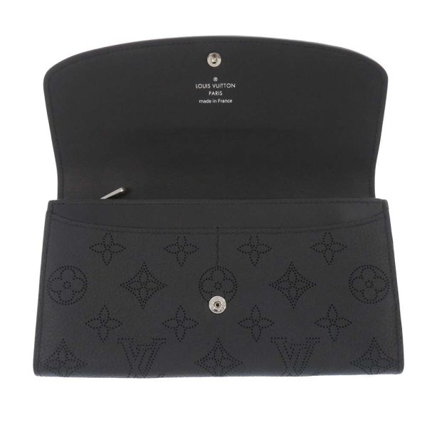 m60143 04 LOUIS VUITTON Portefeuille Iris Long Wallet Black