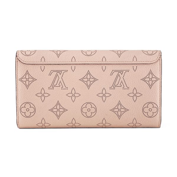 m60145 02 Louis Vuitton Flap Wallet Iris Mahina Magnolia