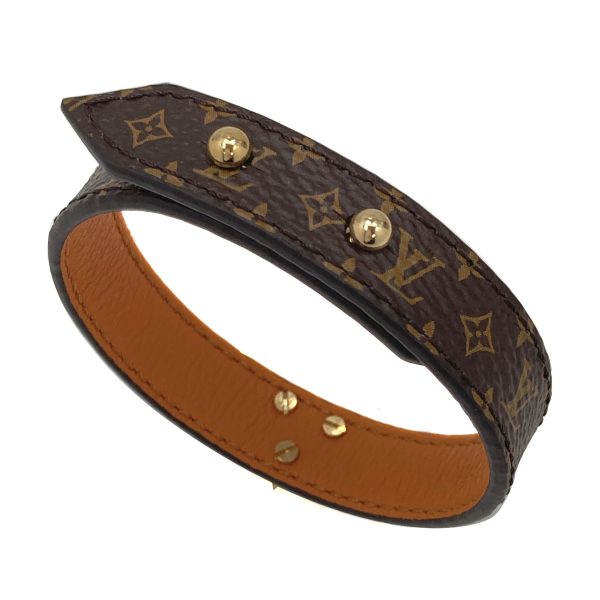 m6042f 012 Louis Vuitton Essential V Monogram Bracelet Brown