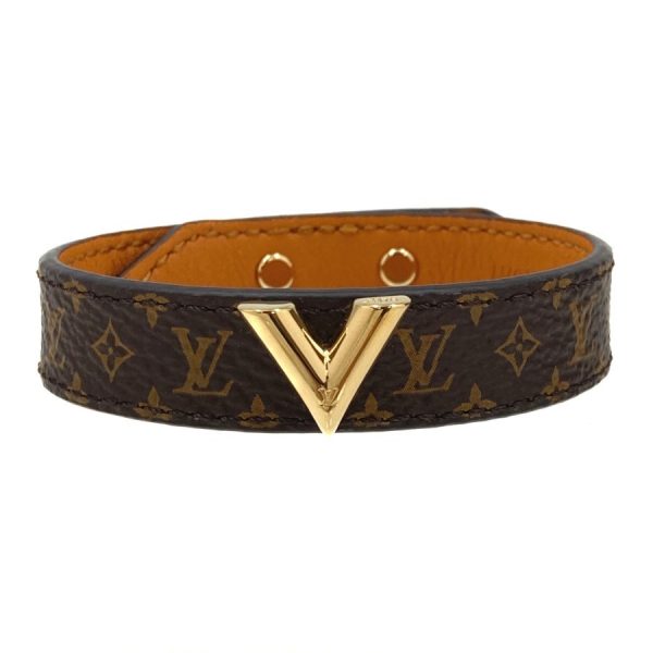 m6042f 33 Louis Vuitton Essential V Monogram Bracelet Brown