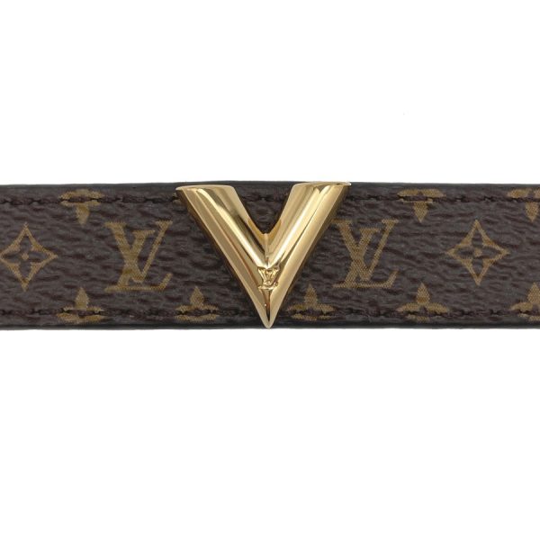 m6042f 44 Louis Vuitton Essential V Monogram Bracelet Brown