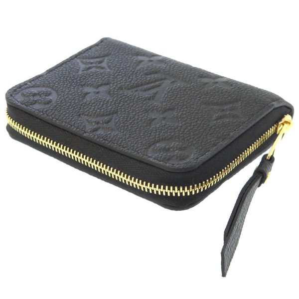 m60574 02 Louis Vuitton Zippy Coin Purse Black