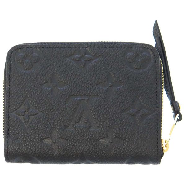 m60574 03 Louis Vuitton Zippy Coin Purse Black