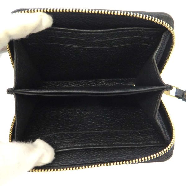 m60574 04 Louis Vuitton Zippy Coin Purse Black