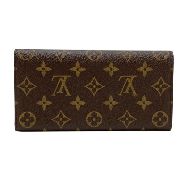 m60697 02 Louis Vuitton Long Wallet Bifold Emily Monogram Fuchsia