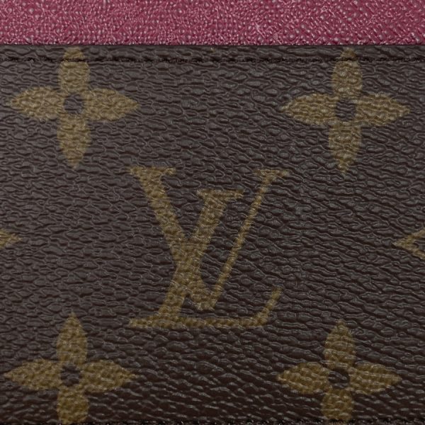 m60703 08 Louis Vuitton Porto Cult Monogram Fuchsia Card Case