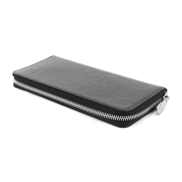 m60965 03 Louis Vuitton Zippy Vertical Epi Noir Wallet