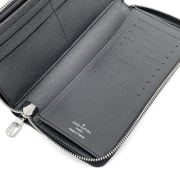 m60965 06 Louis Vuitton Zippy Vertical Epi Noir Wallet