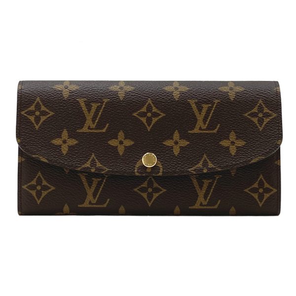 m61289 10 Louis Vuitton Portefeuille Emily Monogram Rose Wallet