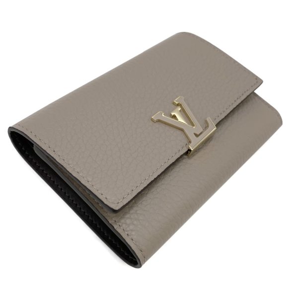 m62159 07 Louis Vuitton Portefeuil Capucines Compact Galle Beige Wallet