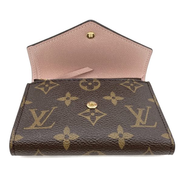 m62360 05 Louis Vuitton Portefeuille Victorine Monogram Rose Wallet