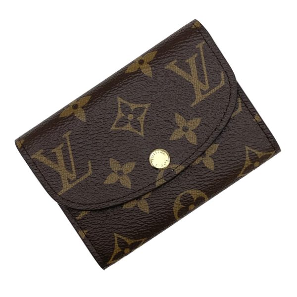 m62361 006 Louis Vuitton Portomone Rosali Monogram Rose Coin Case