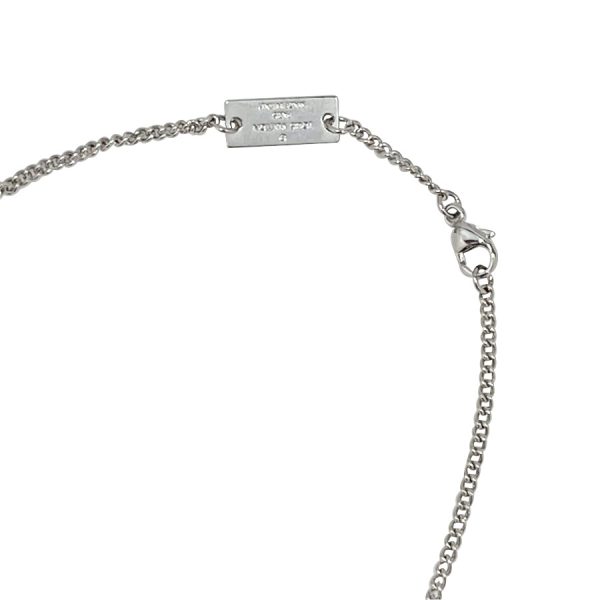 m62485 10 Louis Vuitton Monogram Ring Necklace Silver