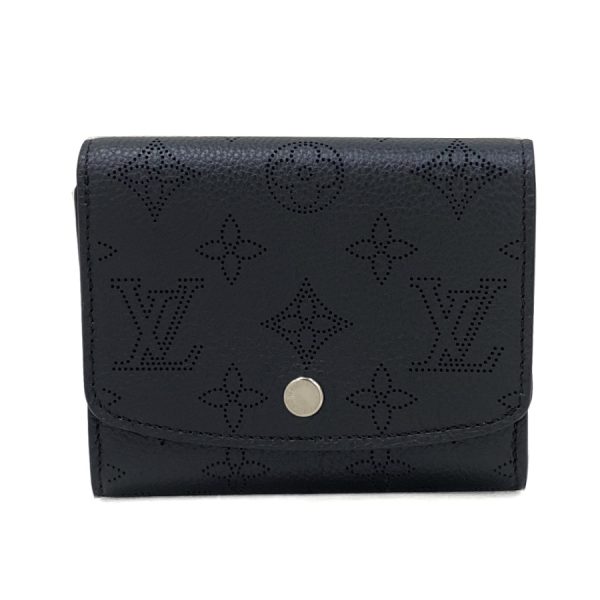 m62540 02 Louis Vuitton Portefeuille Iris Monogram Mahina Noir Wallet