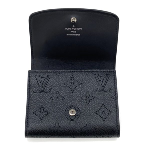 m62540 04 Louis Vuitton Portefeuille Iris Monogram Mahina Noir Wallet