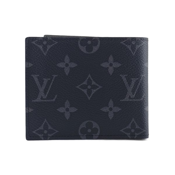 m62545 02 Louis Vuitton Portefeuille Marco Monogram Eclipse Wallet