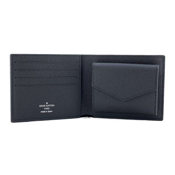 m62545 04 Louis Vuitton Portefeuille Marco Monogram Eclipse Wallet