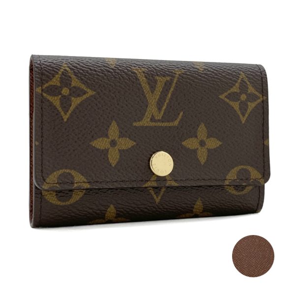 m62630 001 Louis Vuitton Multicle 6 Monogram Armagnac Key Case