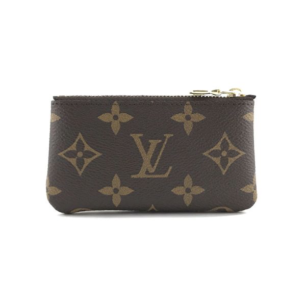 m62650 02 Louis Vuitton Monogram Key Case Key Holder Pochette Cle Brown Gold