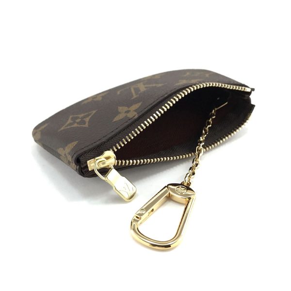 m62650 04 Louis Vuitton Monogram Key Case Key Holder Pochette Cle Brown Gold