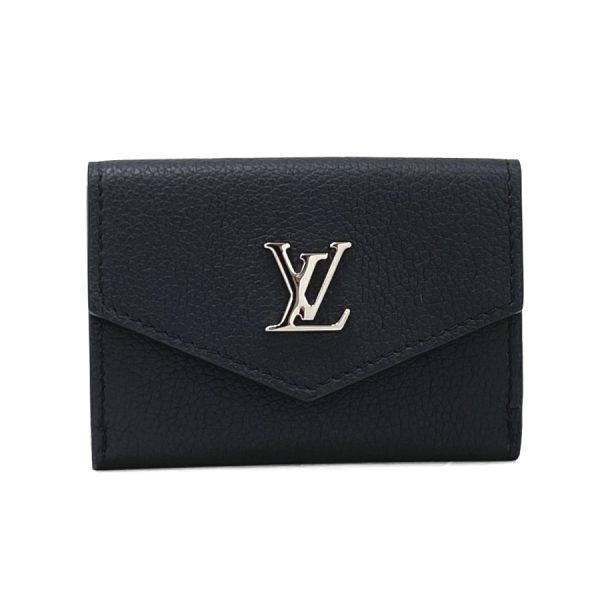 m63921 10 Louis Vuitton Portefeuille Lock Mini Noir Black Wallet