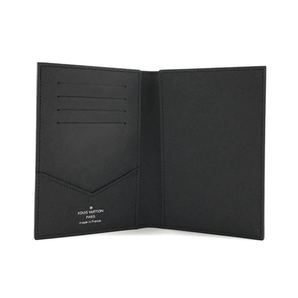 m64501 04 Louis Vuitton Passport Cover Monogram Eclipse Passport Case