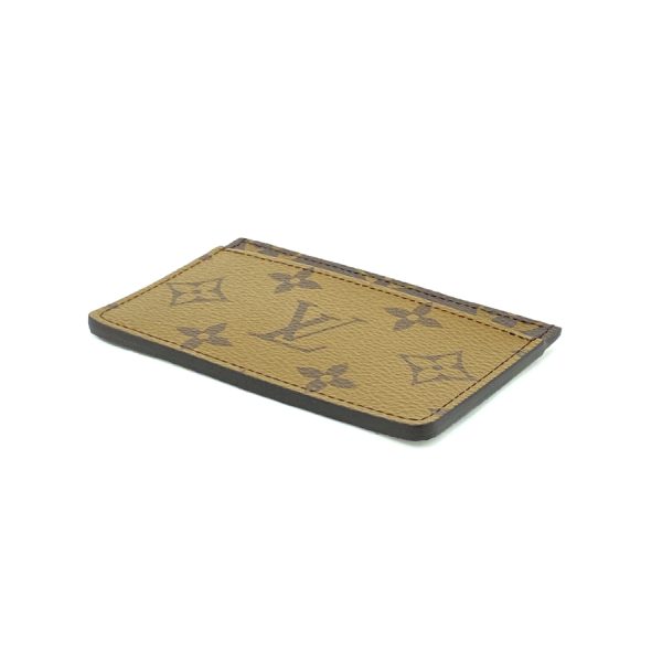 m69161 03 Louis Vuitton Porto Carte Monogram Reverse Leather Card Case