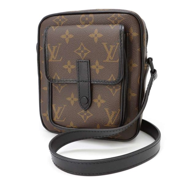 m69404 01 Louis Vuitton Christopher Wearable Shoulder Bag Black